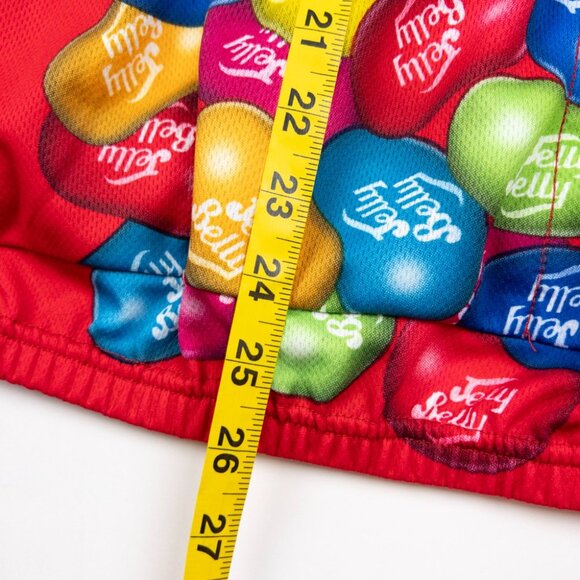 Jelly Belly Cycling Jersey Men's XL Red Full Zip Candy Pro Team Etxeondo - Picture 11 of 13